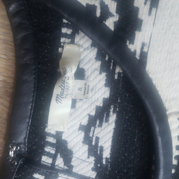 MADEWELL GEO  JACQUARD BLOUSE - Picture 7 of 11